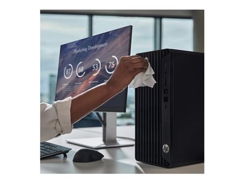 HP Pro 400 G9 - Tour Core i5 i5-14500 / jusqu'à 5 GHz - RAM 8 Go - SSD 512 Go - NVMe - graveur de DVD - UHD Graphics 770 - Gigabit Ethernet - Win 11 Pro - moniteur : aucun - clavier : Français - Smart Buy