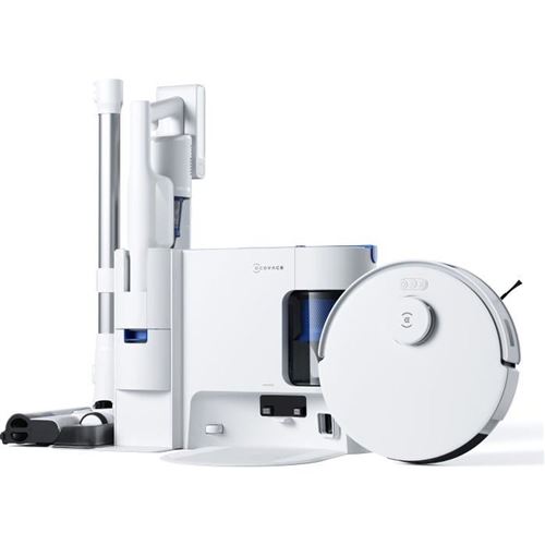 DEEBOT N20 COMBO - Aspirateur Robot + Balai avec Station - Double vidange automatique - Puissance 10 k Pa