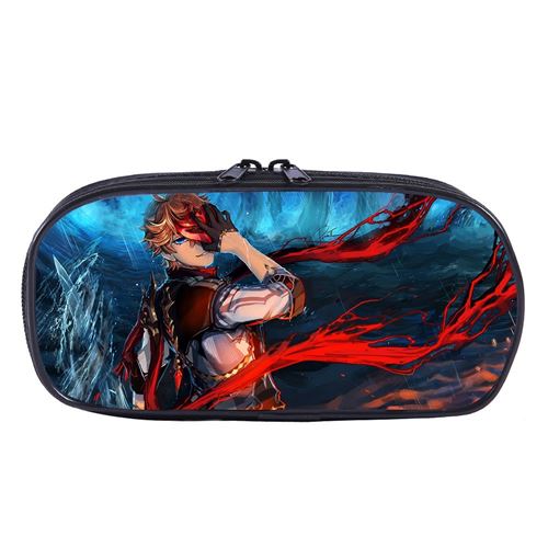 Trousse à crayon Genshin Impact pour Garçon et Filles (PC5527) 21x10x5 cm Multicolore