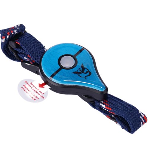 Bracelet de capture automatique Pokémon GO Plus Bleu grain de bois