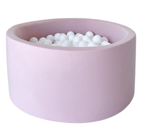 Piscine à balles 90 cm rose poudré + 200 balles