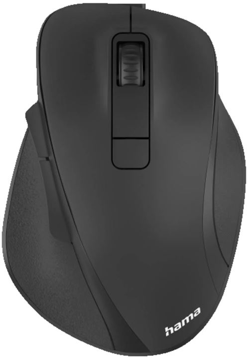Souris HAMA Ergonomique radio optique Noir 6 Boutons 1600 dpi rechargeable