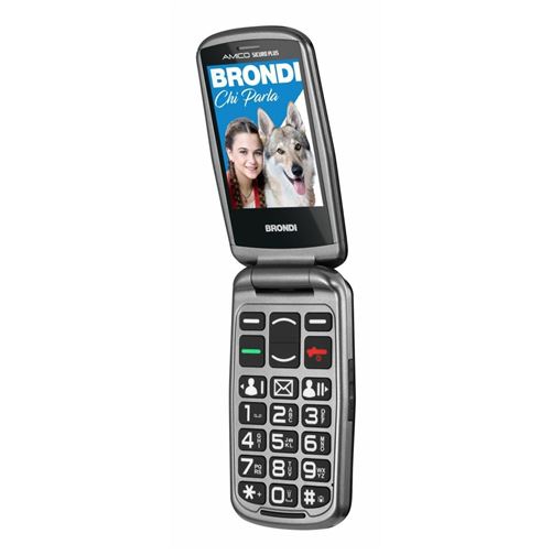 Brondi BRONDISICUROPL téléphone portable 7,11 cm (2.8 ) 82 g Noir Appareil-photo de téléphone