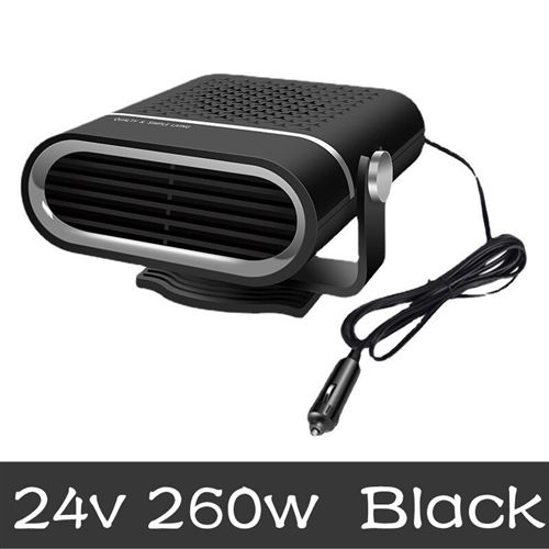 260W Ventilateur chauffant électrique Portable pour voiture et maison, désembuage,dégivreur,pour pare-brise