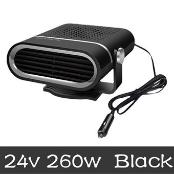 Chauffe-voiture portable chauffage ventilateur de refroidissement dégivreur  fenêtre pare-brise - noir