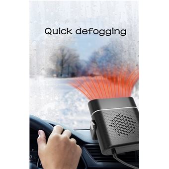 260W Ventilateur chauffant électrique Portable pour voiture et maison,  désembuage,dégivreur,pour pare-brise - Chauffage - Achat & prix