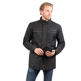 Blouson de Moto Cuir Noir Homologué - Street - RiderTec