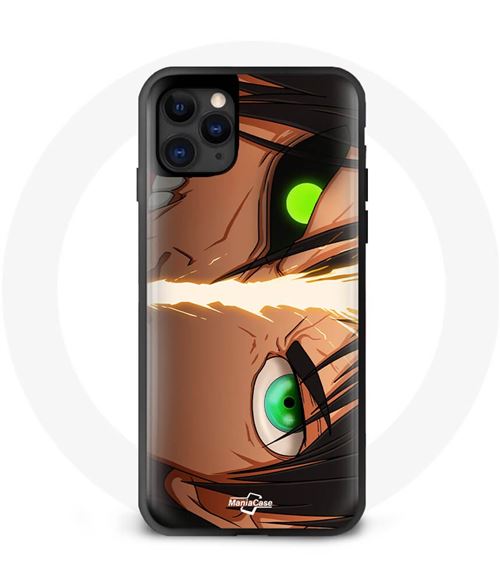 Coque Iphone 12 Pro Max Eren Yeager Attack on Titan housse Anime Maniacase