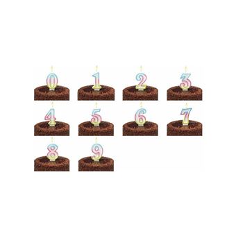 Bougie d'anniversaire Chiffre 5 SUSY CARD 40012100