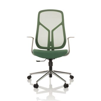 Chaise De Bureau Pivotante Jogo - Dossier Mesh Respirant, Hauteur Réglable, Accoudoirs - Vert, Charge 100 Kg - 9
