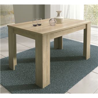 Table de salle à manger extensible rectangulaire coloris chene cambrian ...