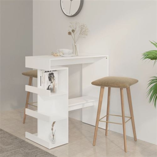 Vidaxl Blanc Table De Bar - Image 3