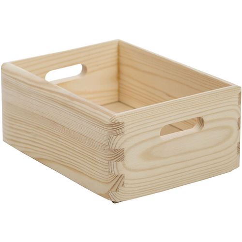 Astigarraga - Caisse en bois de rangement 20 x 15 x 9 cm
