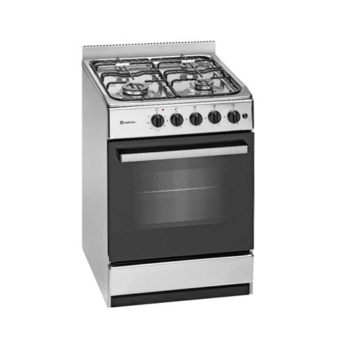  Cuisini&egrave;re &agrave; Gaz Meireles M540XST 55L 4 Br&ucirc;leurs Gris