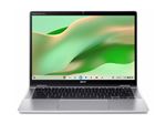 Acer Chromebook Spin 314 CP314-2HN - Conception inclinable - Intel Core i3 - N305 / jusqu'à 3.8 GHz - Chrome OS - UHD Graphics - 8 Go RAM - 128 Go SSD - 14" IPS écran tactile 1920 x 1200 - Wi-Fi 6E - argent brillant - clavier : Suisse Allemand