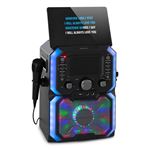 Karaoke Ibiza Ibiza Pack Karaoké Mobile VENUS600 – Enceinte Bluetooth 600W, 2 Micros Sans Fil UHF, Batterie, Trolley, Idéal Fêtes & Anniversaires Enceinte Karaoke