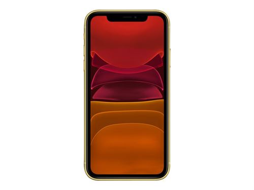 Apple iPhone 11 - 4G smartphone - double SIM / Mémoire interne 128 Go - Écran LCD - 6.1"" - 1792 x 828 pixels - 2x caméras arrière 12 MP, 12 MP - front camera 12 MP - jaune État correct - N/A reconditionné disponible sur Fnac