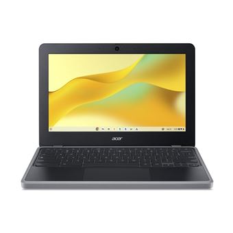 Acer Chromebook 311 C723T-TCO - Kompanio 528 - MT8186TV/AZA - Chrome OS - Mali-G52 2EE MC2 - 4 Go RAM - 64 Go eMMC - 11.6" IPS écran tactile 1366 x 768 (HD) - Wi-Fi 6 - schiste noir - clavier : Suisse Allemand