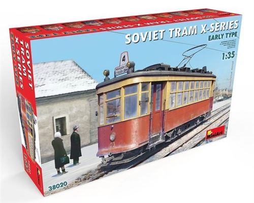 Soviet Tram X-Series. Early Type. - 1:35E - Miniart