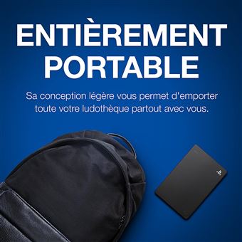 Seagate Game Drive for PlayStation STLL4000200 - Disque dur - 4 To - externe  (portable) - USB 3.0 - pour Sony PlayStation 4, Sony PlayStation 5 - Disques  durs externes - Achat & prix