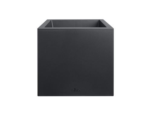 Elho Vivo Next 30cm Square Plastic Indoor & Outdoor Planter - Living Black
