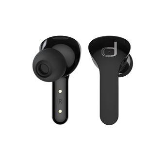 Ecouteurs intra-auriculaires sans fil Bluetooth Divacore Twist avec réduction de bruit ENC Noir