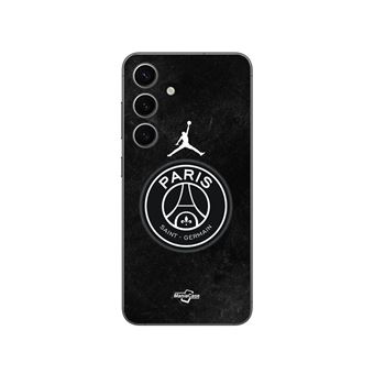 Coque Samsung Galaxy S25 psg jordan logo noir Maniacase - 1