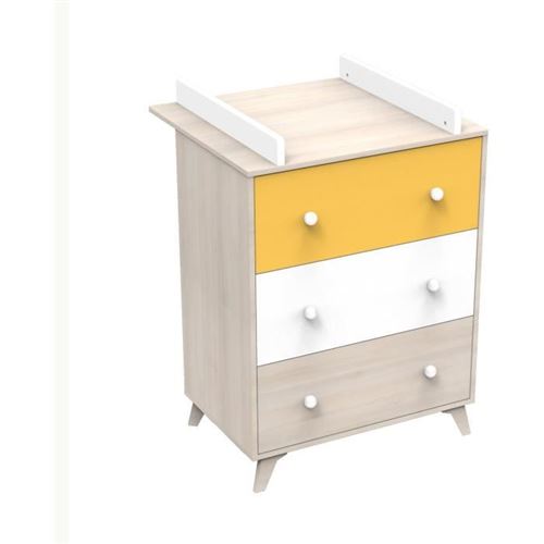 BABY PRICE YUZU Commode a langer 3 tiroirs