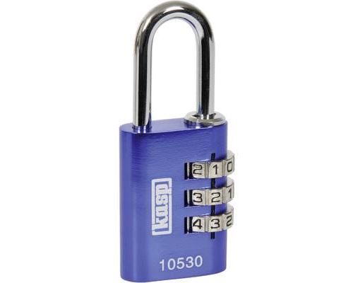 Non Communiqué Bleu Cadenas Kasp K10530blud Avec Serrure À Combinaison