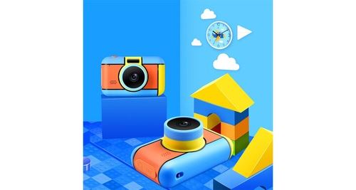 Enfants caméra vidéo cartoon enfants mini appareil photo numérique creative cadeaux d'anniversaire