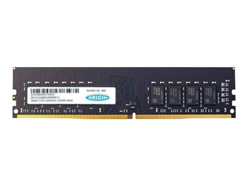 Origin Storage - DDR4 - module - 16 Go - DIMM 288 broches - 3200 MHz / PC4-25600 - 1.2 V - mémoire sans tampon - non ECC