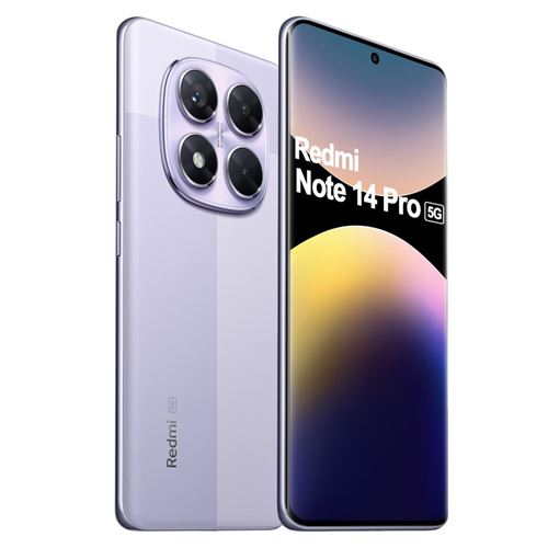 Xiaomi Redmi Note 14 Pro 6,67 5G Double Nano SIM 512 Go Violet lavande