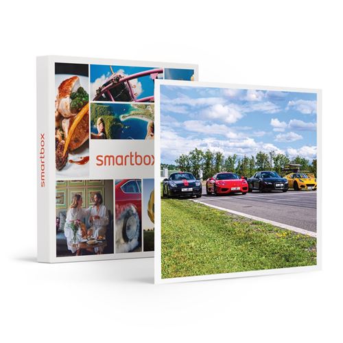 SMARTBOX - Coffret Cadeau Stage de pilotage : 12 tours en Ferrari, Audi R8, Porsche et Lotus sur le circuit d'Andrézieux-Sport & Aventure