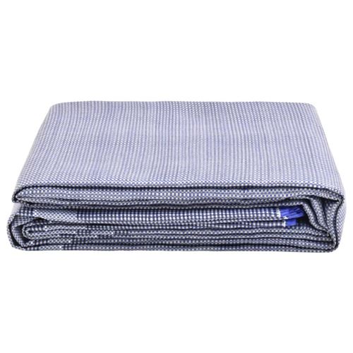 vidaXL Tapis de tente 400x300 cm Bleu