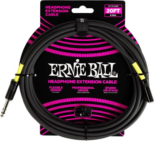 Ernie Ball Câble Jack Audio 6 M - Image 2
