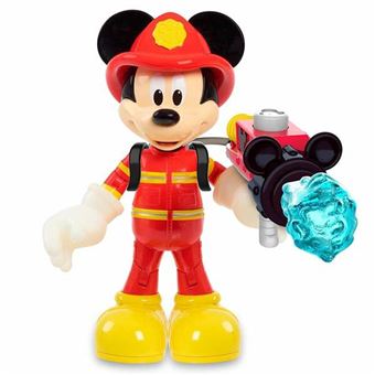 Mickey, 2 Figurines Articulées 7,5 Cm Avec Accessoires, Theme Pompier, Des 3  Ans à Prix Carrefour