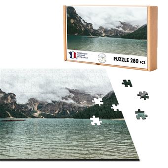 Puzzle White Mountain 1000 Pièces - 'Aventures Au Lac' Paysage Magnifique, Grandes Pièces