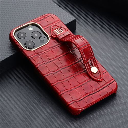 Coque Arc 3D Antichoc Pour IPhone 11 à 16 Pro Max - Cuir Synthétique, Design Coloré