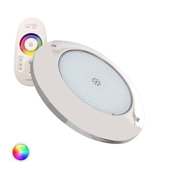 TechBrey Spot LED Piscine en Saillie Inox RGBW Submersible 12V DC IP68 35W Non RGBW - 1