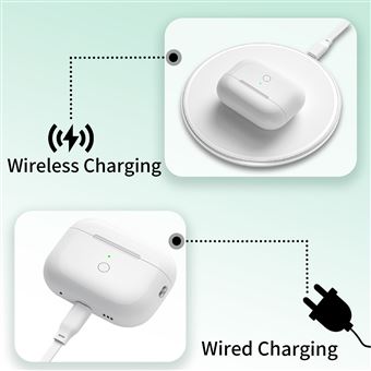 recharge air pod Boîtier de charge sans fil pour AirPods Pro 2ème