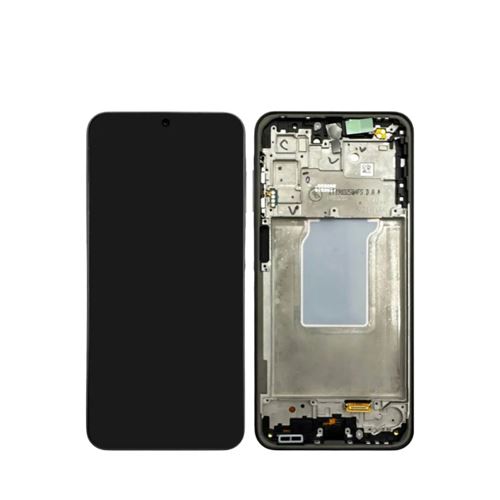 Original Ecran LCD et Vitre Tactile Noir Avec Chassis pour Samsung Galaxy A26 5G GH82-37049A