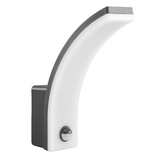 Non Communiqué Gris Lampe Applique Led Maclean Mce512 Gr 20W Avec Détecteur De Mouvement Ip65 2000Lm 4000K