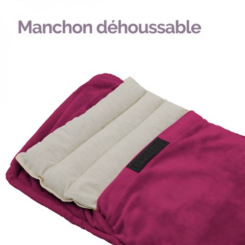 Manchon Chauffe-mains Chauffant, Finition En Peluche Douce Et