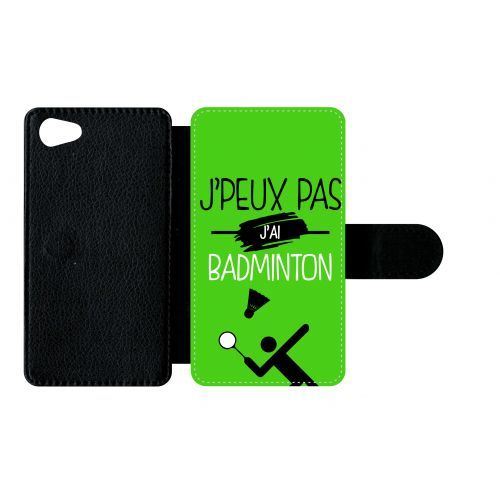 Etui sony xperia z5 compact mini j peux pas j ai badminton 11