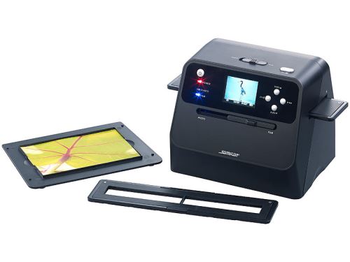 Somikon : Scanner autonome pour photos, diapositives et négatifs, avec capteur 14 Mpx et écran LCD SD-1600
