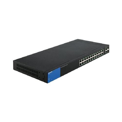 Linksys Smart LGS326P - switch - 26 poorten - Beheerd - rack-uitvoering