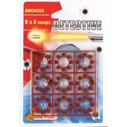 Générique Plaque De 9 Amorces 8 Coups Pour Pistolet 72 Coup