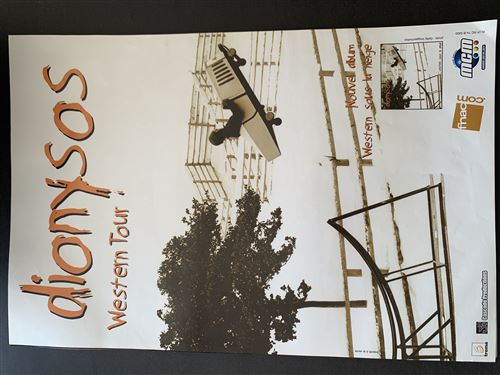 Dionysos - Western Tour - 40x60cm - Affiche