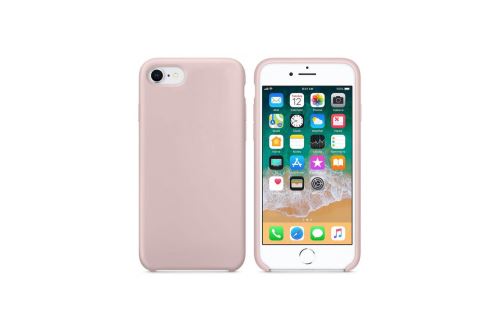IBROZ Coque Silicone Soft Touch rose pour Iphone 7/8