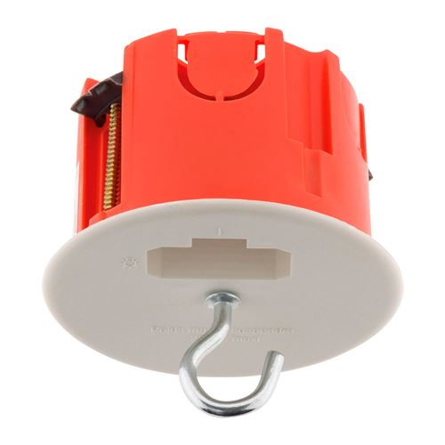 Zenitech Rouge - Boîte Dcl Point De Centre Murs Creux Placo Ø65mm